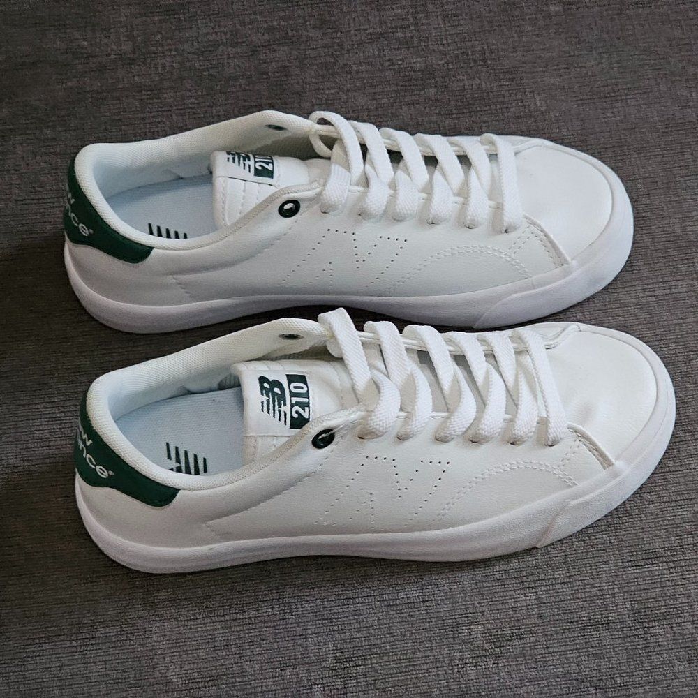 New Balance AM210WGW Men's White & Green Running Lace Up Sneaker Size 4